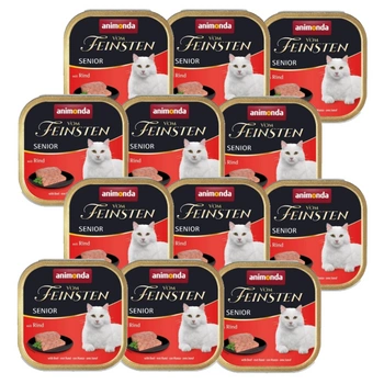 Animonda Vom Feinsten Senior Cat beef 12x100g