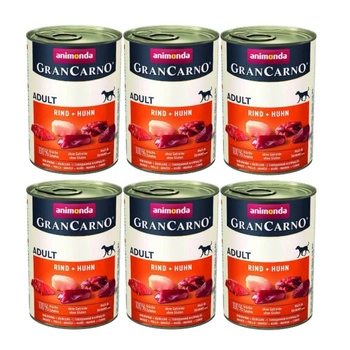 Animonda Gran Carno Adult hovädzie & kuracie 6x400 g
