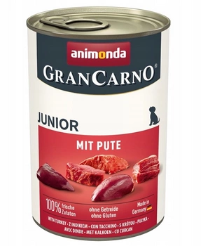 ANIMONDA GranCarno Junior príchuť: morčacie mäso 400g