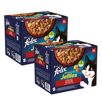 Felix sensations jellies v želé 2x(24 x 85 g)