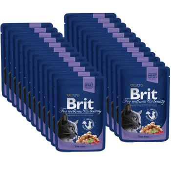 Brit Premium Cat kapsička s treskou 24x100g