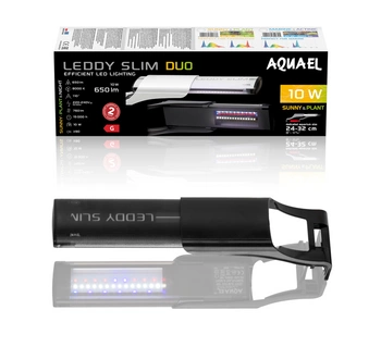 AQUAEL Leddy SlimDuo 10W Sunny Plant&Night čierna