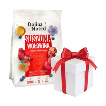 DOLINA NOTECI Prémiové hovädzie mäso - sušené krmivo pre psov 3 kg + Prekvapenie pre psa ZADARMO!