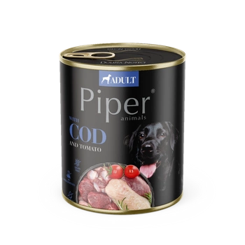 DOLINA NOTECI Piper pre psy s treskou a paradajkami 800g