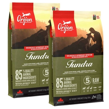 ORIJEN Tundra Dog 2x11,4kg