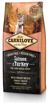 Carnilove Salmon & Turkey for Large Breed Puppy 12kg