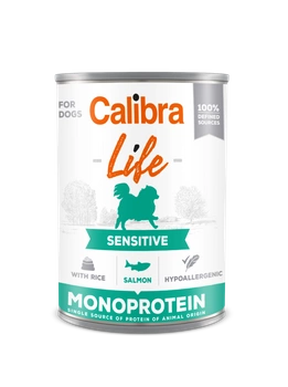 CALIBRA Dog Life Sensitive Salmon with rice 400g