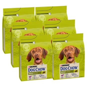 PURINA Dog Chow Jahňacie dospelé 15kg (6x2,5kg)