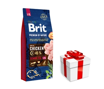 BRIT Premium By Nature Senior L+XL 15kg + PREKVAPENIE PRE VÁŠHO PSA