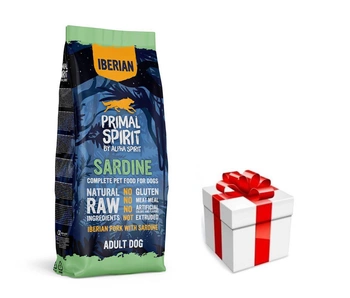 PRIMAL SPIRIT Iberian Sardine 12kg + prekvapenie pre vášho psa ZDARMA