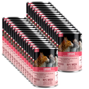 PetRepublic kúsky v omáčke s lososom (sterilné) 30x400g pre mačky