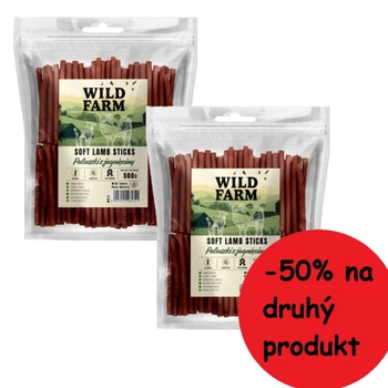 Jahňacie tyčinky WILD FARM 2x500g psia maškrta