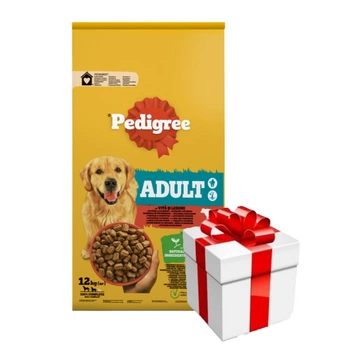 PEDIGREE® Adult 12 kg s hovädzím mäsom + PREKVAPENIE PRE VÁŠHO PSA
