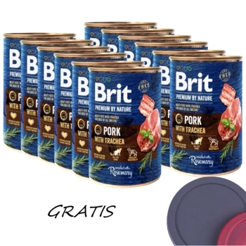 Brit Premium by Nature Bravčové mäso s prieduškami 12x400g