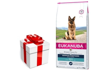 EUKANUBA Adult German Shepherd 12kg + prekvapenie pre vášho psa ZDARMA