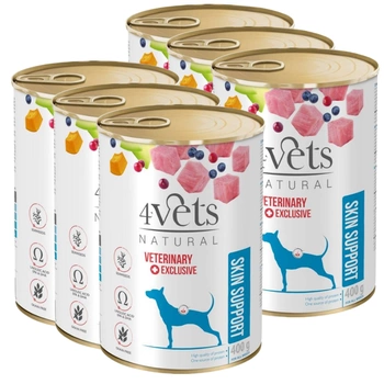 4Vets Dog Skin Support 6x400g