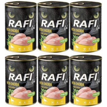 RAFI Cat Adult s kuracím mäsom 6x400g
