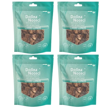 DOLINA NOTECI Natural Treats Jahňacie pľúca pre psov 4x100g