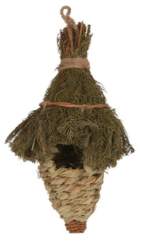 KERBL Závesné trávnaté hniezdo pre vtáky, 27 cm x Ø 12 cm