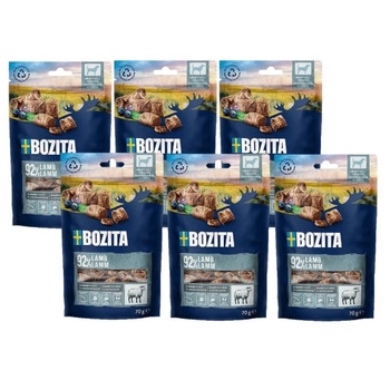 BOZITA Meaty Bites jahňacie mäso pochúťka pre psov 6x70 g
