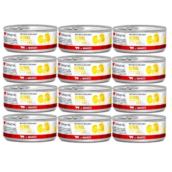 Disugual mokré krmivo pre mačky Veterinárne RENAL Beef (dospelé) 12x85 g