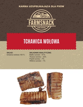 FarmSnack trachea z hovädzieho mäsa 1kg