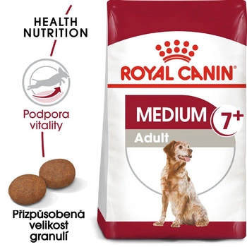 ROYAL CANIN Medium Adult 7+ 15kg + PREKVAPENIE PRE PSA