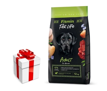 FITMIN For Life Adult All Breeds 12kg + Prekvapenie pre vášho psa ZDARMA