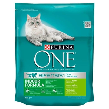 Purina One Cat Indoor krmivo pre mačky 800 g