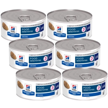 HILL'S PD Prescription Diet Feline z/d Food Sensitivities 6x156g