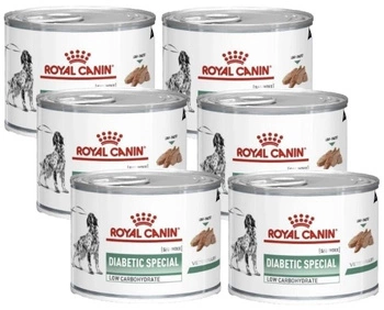 ROYAL CANIN Diabetic Special Low Carbohydrate plechovka 6x195g