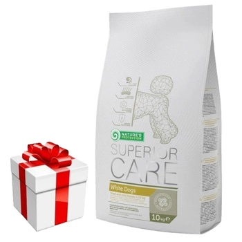 NATURES PROTECTION Superior Care White Dogs Adult 10kg + prekvapenie pre psa ZDARMA!