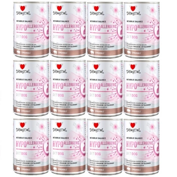Disugual mokré krmivo pre psov veterinárne hypoalergénne diviačie (dospelé) 12x400 g