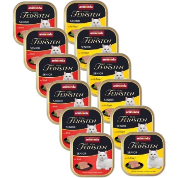 ANIMONDA Vom Feinsten Senior Cat Mix príchutí 12x100g