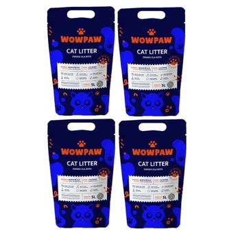 WOW PAW Bentonitová podstielka - bez zápachu pre mačky 4x5 l