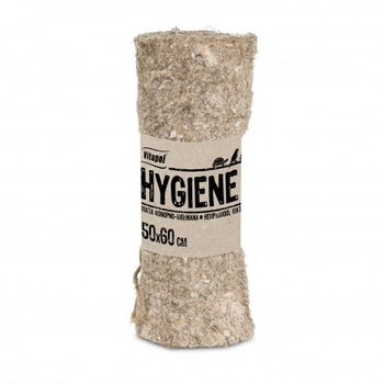 VITAPOL Hygiene+ Konopná rohož s vlnou pro hlodavce a králíky 50x60cm