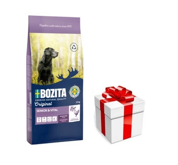 BOZITA Orginal Senior 12kg +  prekvapenie pre vášho psa GRATIS