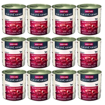 ANIMONDA GranCarno mäsový koktail pre dospelých psov 12x800g