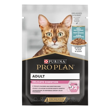 PRO PLAN Jemné krmivo pre mačky s morskými rybami 85 g