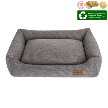 RECOBED Gauč Harmony tmavo šedý M 80x65cm