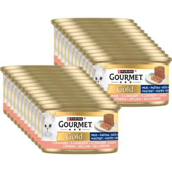 Purina Gourmet Gold lososová pena 24x85g