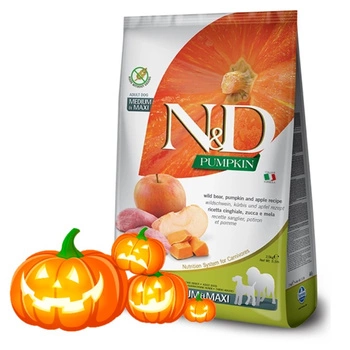 Farmina N&D Pumpkin Grain Free canine BOAR AND APPLE ADULT MEDIUM & MAXI 12kg