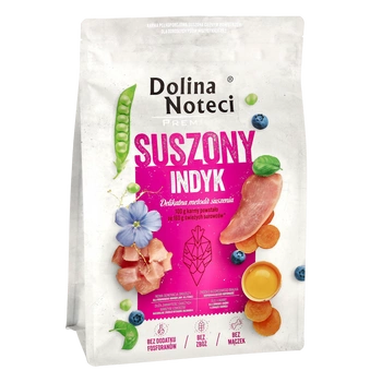 DOLINA NOTECI Prémiové morčacie mäso - sušené krmivo pre psov 3 kg