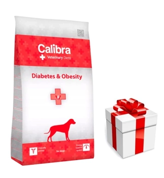 Calibra Veterinary Diets Dog Diabetes Obesity 12kg + prekvapenie pre psa ZDARMA!