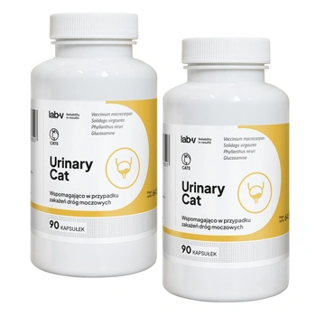 Lab-v Urinary Cat - Podpora močových ciest pre mačky 2x90 kapsúl