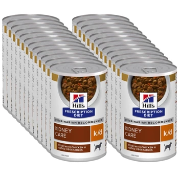 HILL'S PD Prescription Diet Canine k/d chicken (stew) 24x354g-konzerva