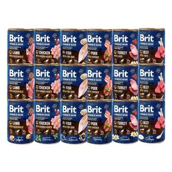 Brit Premium by Nature MIX 18x400g