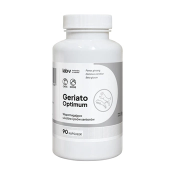 LAB-V Geriato Optimum – Podpora zdravia seniorov pre psy a mačky 90 kapsúl