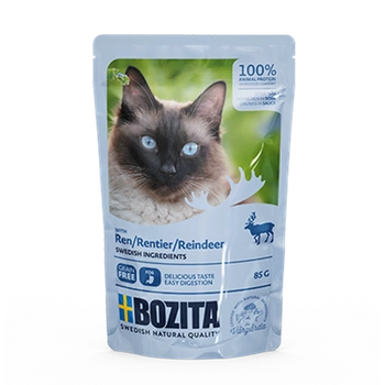 BOZITA Kúsky v omáčke so sobom (vrecko) 85g