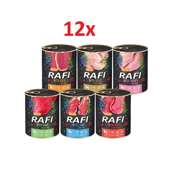 DOLINA NOTECI Rafi pre psa mix príchute 12x400g